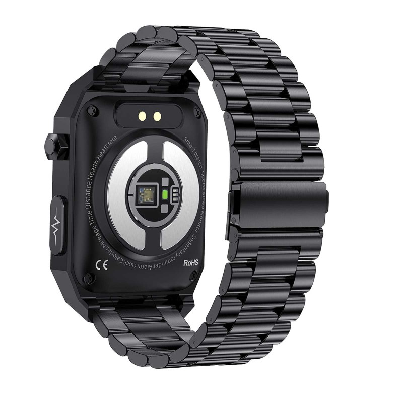 Цифров ЕКГ смарт часовник NORTH EDGE E530 BLACK METAL