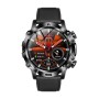 Спортен смарт часовник NORTH EDGE ET482 BLACK LEATHER