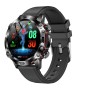 Спортен смарт часовник NORTH EDGE ET482 BLACK LEATHER