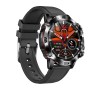 Спортен смарт часовник NORTH EDGE ET482 BLACK LEATHER