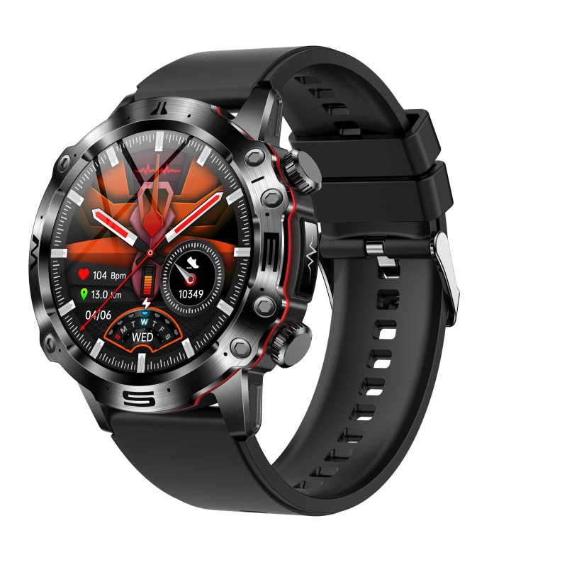 Спортен смарт часовник NORTH EDGE ET482 BLACK TPU