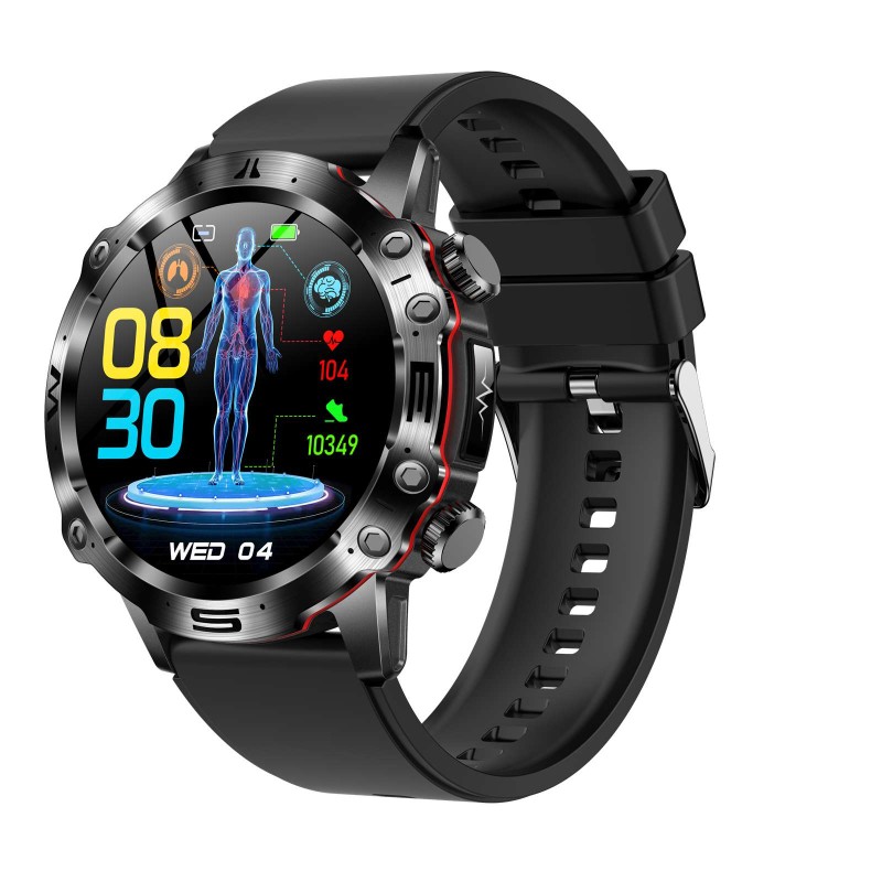 Спортен смарт часовник NORTH EDGE ET482 BLACK TPU