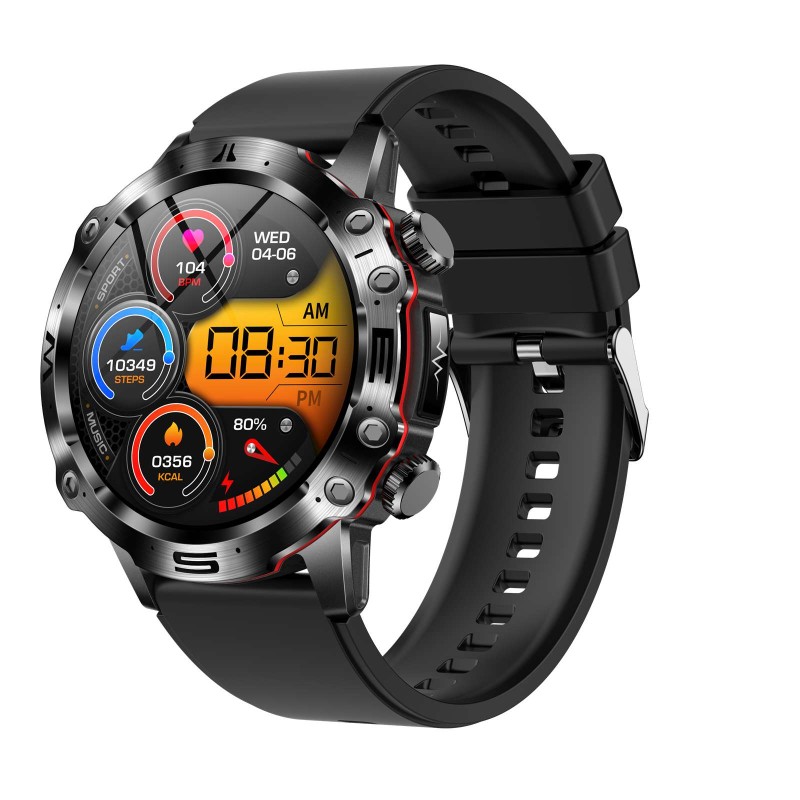 Спортен смарт часовник NORTH EDGE ET482 BLACK TPU