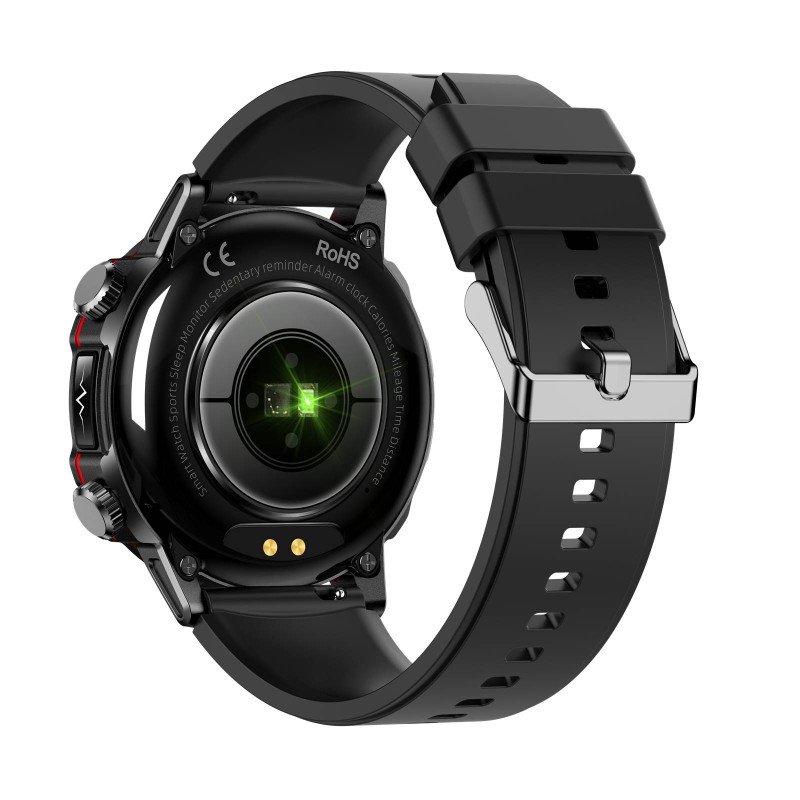 Спортен смарт часовник NORTH EDGE ET482 BLACK TPU