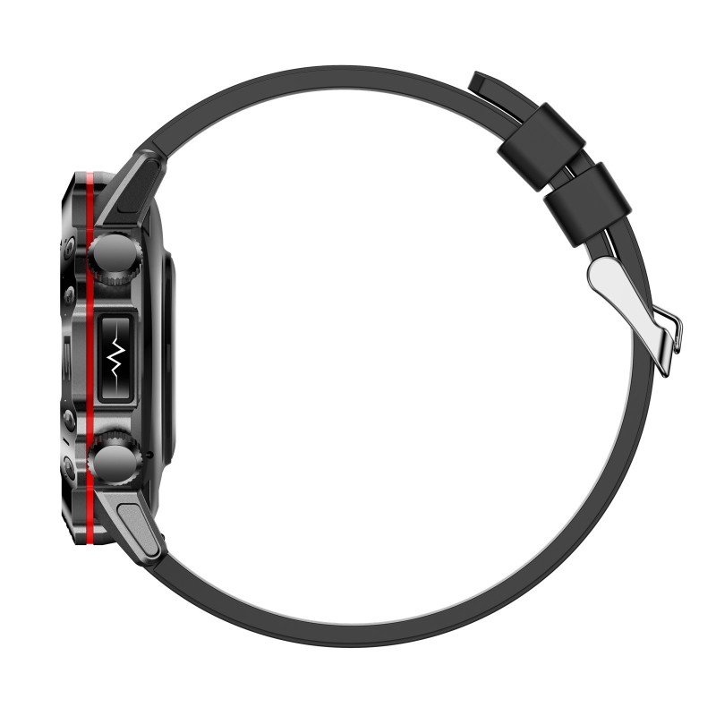 Спортен смарт часовник NORTH EDGE ET482 BLACK TPU