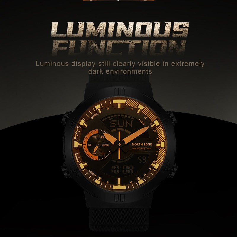 Приключенски часовник NORTH EDGE HORNET BLACK