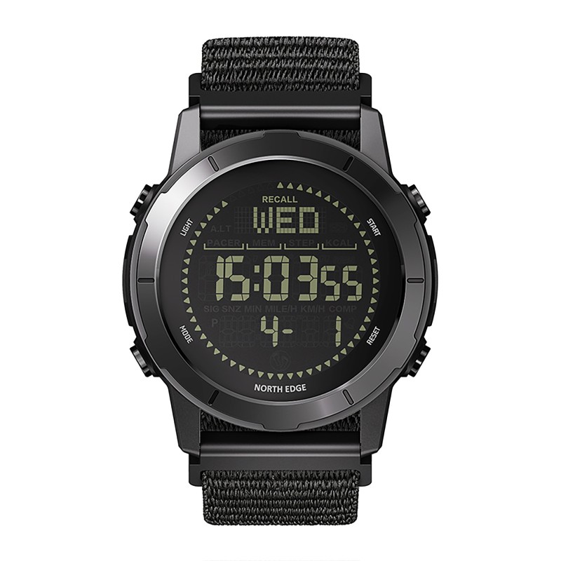 Приключeнски часовник NORTH EDGE LITECORE BLACK