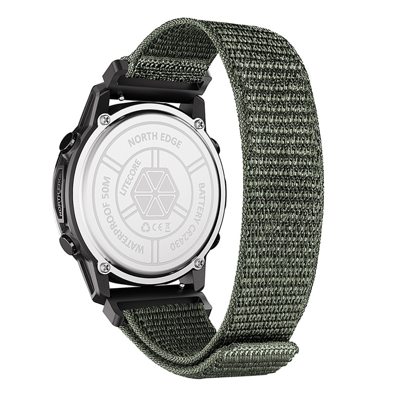 Приключeнски часовник NORTH EDGE LITECORE GREEN