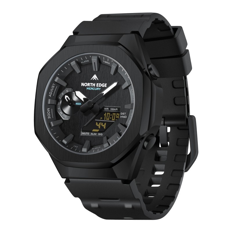 Приключенски часовник NORTH EDGE MERCURY BLACK