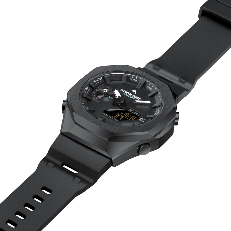 Приключенски часовник NORTH EDGE MERCURY BLACK