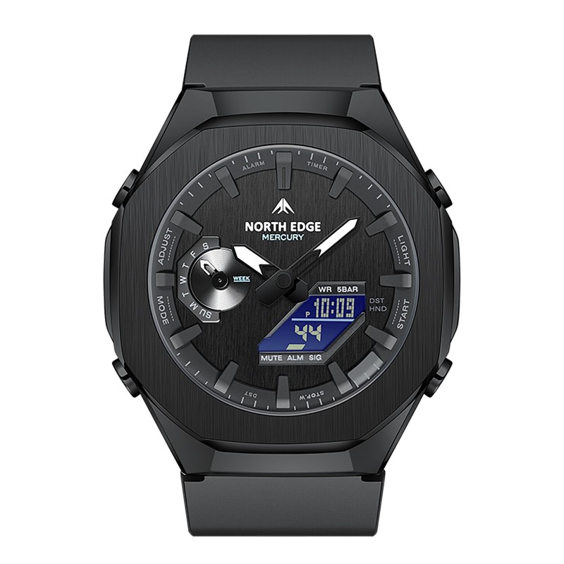Приключенски часовник NORTH EDGE MERCURY BLACK