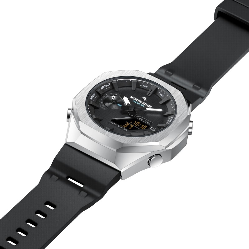 Приключенски часовник NORTH EDGE MERCURY SILVER